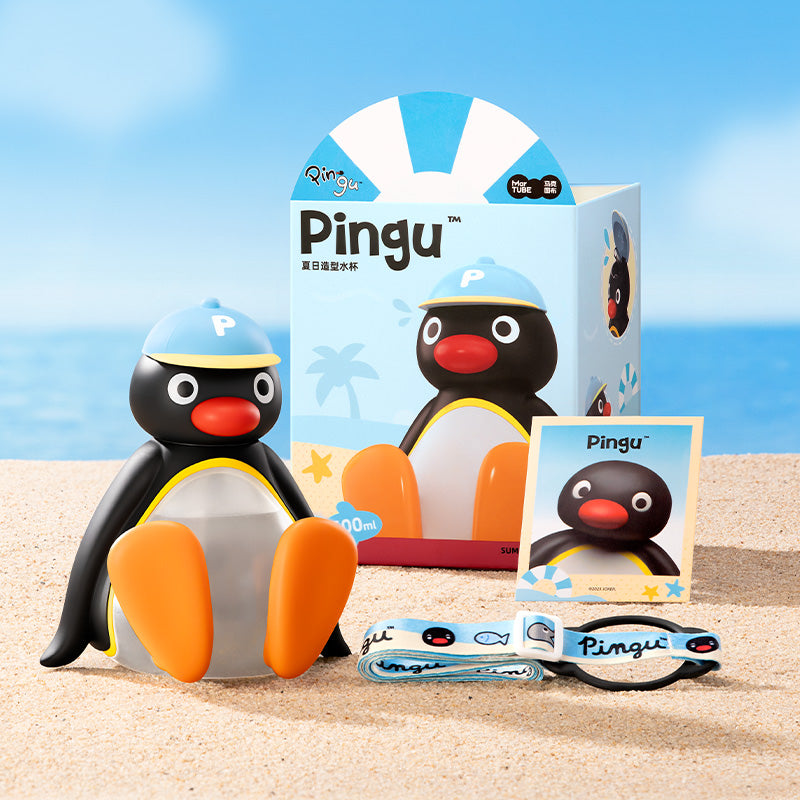 Martube｜企鵝家族 Pingu 夏日造型水壺