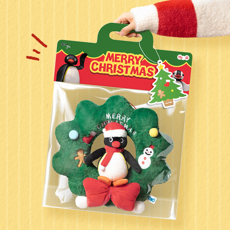 Pingu 企鵝家族 聖誕絨毛花環