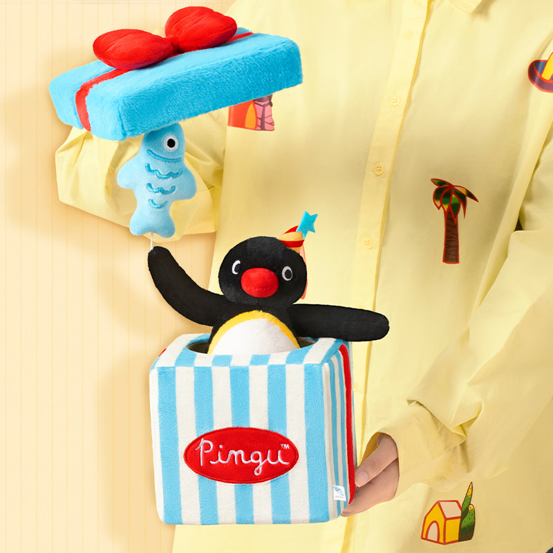 Martube｜企鵝家族 Pingu 毛絨絨驚喜盒子