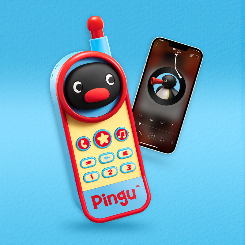 Martube｜企鵝家族 Pingu 大哥大造型藍牙音響