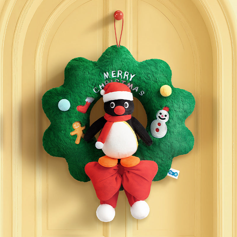 Pingu 企鵝家族 聖誕絨毛花環