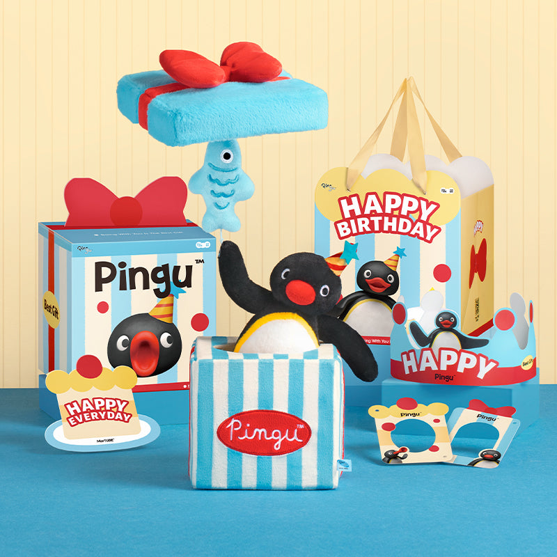 Martube｜企鵝家族 Pingu 毛絨絨驚喜盒子