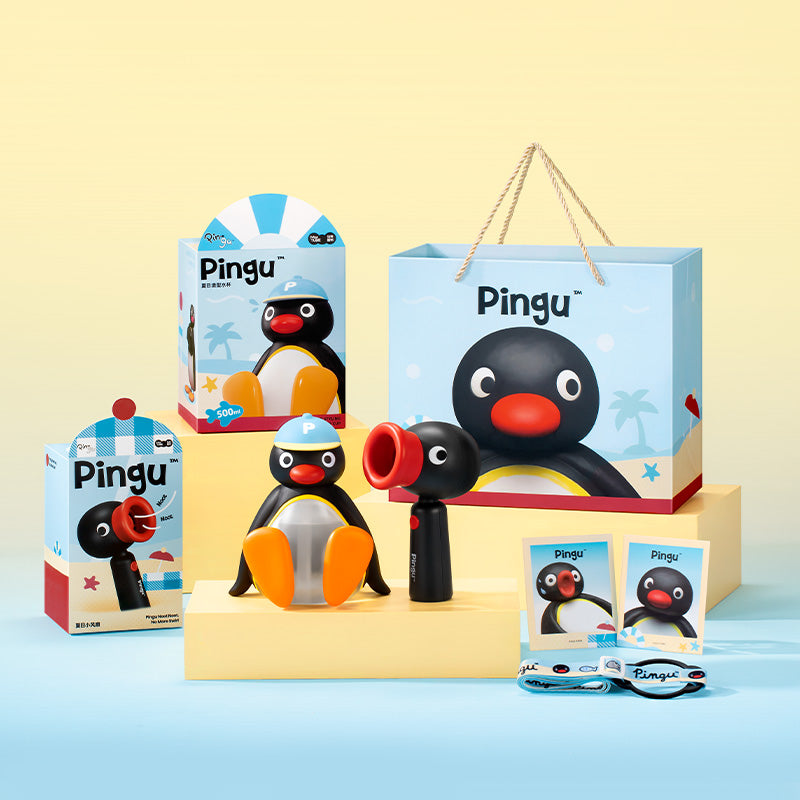 Martube｜企鵝家族 Pingu 夏日造型水壺