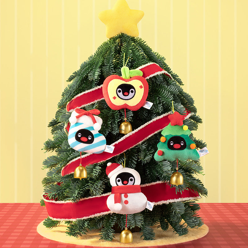 Pingu 企鵝家族 毛絨掛鈴組