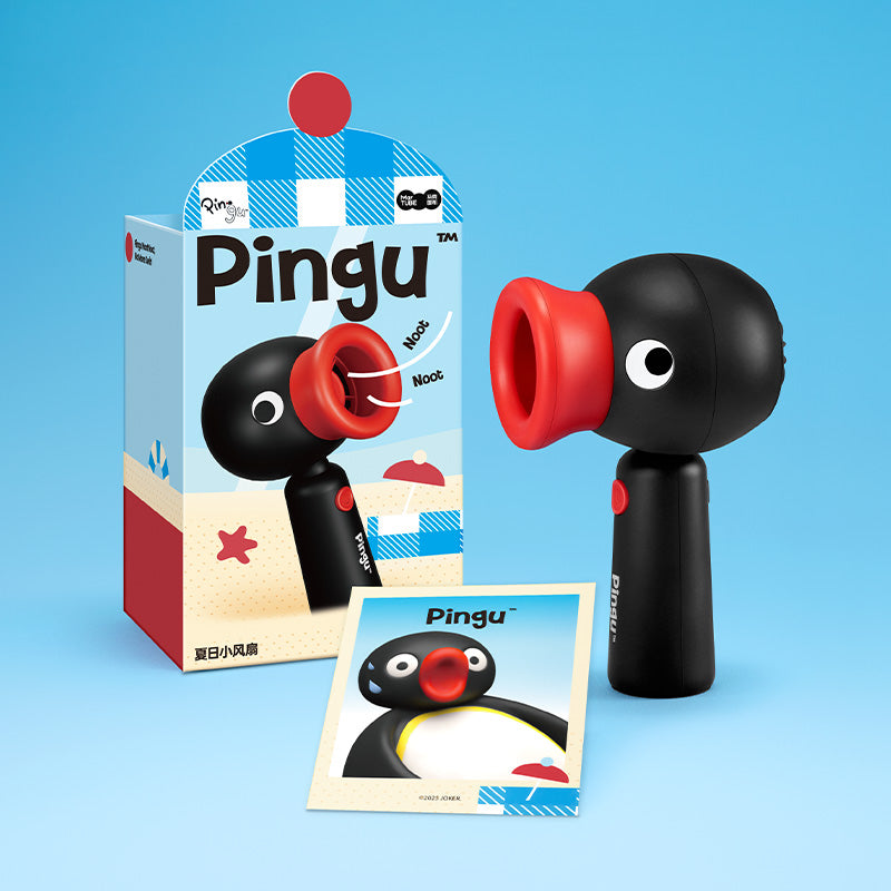 Martube｜企鵝家族 Pingu 夏日手持風扇