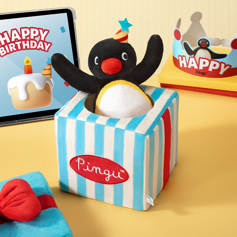 Martube｜企鵝家族 Pingu 毛絨絨驚喜盒子